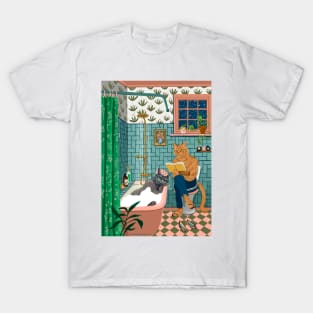 Cats in the bathroom T-Shirt